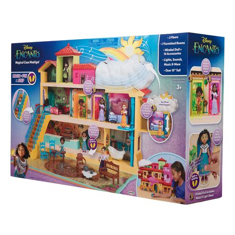 Experience the Wonder of Encanto with the Magical Casa Madrigal Small Dollhouse Playset